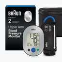 Braun ExactFit 2 Connect Upper Arm Blood Pressure Monitor with Bluetooth, At Home Blood Pressure Machine, Use with Healthy Heart App for Tracking Trends