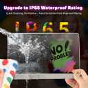 Upgrade LED Drawing Board, Washable Light Up Doodle Board, Acrylic Dry Erase Note Board, led Note Board with Colors, Tracing Pages, with Stand, Markers, Spray Bottle, for Kids Girls Boys Teens