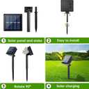 Solar LED Strip Lights Outdoor Waterproof Solar Powered Rope Light 19.6FT 180 LED 6000K White Cuttable Tape Lighting for Outside, Pool, Stair, Sign (Upgraded Version)