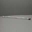 Kenney KN55250 Davenport Ball End Petite Caf Decorative Window Curtain Rod, 28-48" Adjustable Length, White Finish, 1/2" Diameter Steel Tube