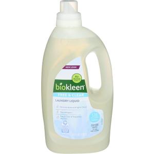 biokleen, Laundry Liquid, Free & Clear, 64 oz
