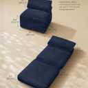 VASAGLE Folding Sofa Bed, Convertible Chair Bed with Pillow, Sleeper Chair