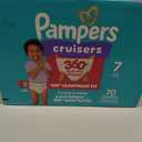 Pampers Diapers - Cruisers 360 - Size 7, 70 Count, Babyproof up to 100% Leakproof Pull-On Diaper