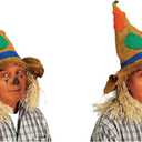 Beistle White Fabric Pilgrim Bonnet Costume Accessory (One Size) 2 Pack