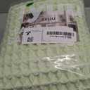 TYUU Waffle Bath Mat, Boho Bathroom Rugs Non Slip Washable Super Absorbent Quick Dry Cute Bath Mat Farmhouse Bathroom Decor, 48"x24" Pale Green