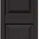 Builders Edge, Inc. 040140055002 Raised Panel Vinyl Shutters