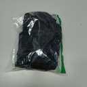 QINSEN Long Sleeve Square Neck Tops for Women Double Lined Side Ruching Going Out Shirts Basic Tee (Large, Black)