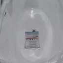 WOODBRIDGE 59"Freestanding White Acylic Soaking Bathtub with Brushed Nickel Drain and Overflow,BTA1518 -B/N-Drain &O