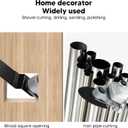 Angle Grinder Conversion Kit, Stainless Steel Grinder Adapter, Multifunction Angle Grinder Conversion Universal Head Adapter Kit Stainless Steel Universal Joint Angle Grinder Modification Tool
