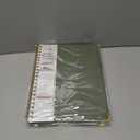 2 x 2026 Planner, Weekly and Monthly Calendar Planner from January 2026 - December 2026, 8.5" x 11" Hardcover Leather Hourly Appointment Book with Tabs, Spiral Daily Planners for School Work Home, Green