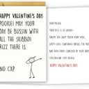 4 x Funny Gen Z Slang Meme Valentine's Day Card for Boys Girls, Humorous Valentines Day Card&Gift for Son Daughter Grandson Granddaughter Niece Nephew Boyfriend Girlfriend Teens (#10)