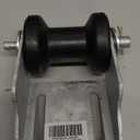 4 inch Boat Trailer Roller with Bracket Keel Roller Assembly Kit for Boat Trailer Galvanized Steel Black Rubber