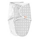 SwaddleMe Easy Change Swaddle – Size Small/Medium, 0-3 Months, 2-Pack (Kiss Ya)