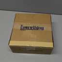 Anyday 4-Cup Glass Food Storage with Glass Lid, Round Deep Dish | Plastic-Free Meal Prep & Microwave Cookware | Stackable Airtight Storage Container with Vented Lid for Microwave-Safe Reheating (Clear - Kale)