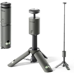 Outask Camping Light Telescopic, Collapsible Magnetic Camping Lantern with 12000mAh Battery, Telescoping IPX6/IPX7 Waterproof Flashlights, Camping Lamp for Emergency, Camping, Hiking (Military Green)