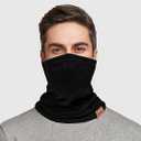 Warmer,Balaclava Face Mask & Soft Fleece neck gaiter Winter Face Cover for Men & Women Outdoor Activities (1, Black)
