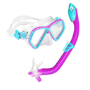 U.S. Divers Regal Jr Kids Snorkeling Combo - Adjustable 2-Window Mask, Leak-Free Customized Fit, Dry Top Snorkel Technology - Play Series, Unisex Children