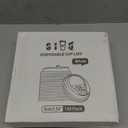 SIUQ 150 Pack Coffee Cup lids, Disposable Plastic Cup Lids for 10, 12, 16, 20, 24 oz Paper Cups, Hot/Cold Drinking Cup Lids, 3.54 Inches/90 mm Diameter - White