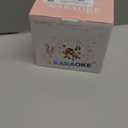 Karaoke Machine for Kids, Toys for 3-12 Years Old Girls Gifts, Kids Karaoke Microphone Machine Toy, Best Fun Christmas Birthday Gifts for 5 6 7 8 9 10 11 Years Teens Girl Boys Beige 2 Mic