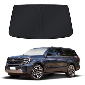 Car Sun Shade for 2018-2025 Ford Expedition Accessories Windshield Sunshade Cover Front Window Shade Custom Fit Expedition Sun Visor Protector Foldable Blocks UV Rays