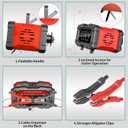 YONHAN Battery Charger 20A 12V/24V LiFePO4 Lead Acid Fully Automatic Battery Maintainer, Car Battery Trickle Charger Automotive w/Repair, Winter Mode, for AGM, STD, Gel, Deep Cycle Batteries