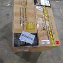 COMHOMA Living Room Furniture Set,Bonded Leather Sofa with Massage,Cup Holder Recliner Chair,3+2+1,Black