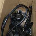 XIKOBY 110cc 125cc ATV Hand Rear Hydraulic Disc Brake Master Cylinder Caliper Kit for Tao Tao Coolster 90cc 70cc Kazuma Roketa Loncin SunL Chinese 4Stroke Quad 4 Wheeler Part with 7/8 Thumb Throttle