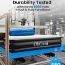 OhGeni Air Mattress Queen with Built in Pump, Inflatable Mattress Blow Up Mattress 18 Raised Comfort,Upgraded Surface Portable Bed, Air Bed for Home, Guest, Camping, Colchone Inflable, 650 lbs