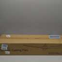 Haipeel 52 Inch Black Outdoor Ceiling Fans with Lights, Wood 3 Blades Outdoor Fan with Light and Remote Control Modern Propeller Ceiling Fans for Patios Porch Garage, ETL Listed DC Motor, Matte Black