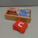 QTLCOHD Montessori Lower and Capital Case Sandpaper Letters, Tactile Letters for Preschool Learning, English Letter Language Teaching, Kindergarten & Early Childhood Development