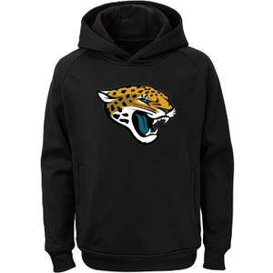 Outerstuff NFL Kids Youth 8-20 Official Team Color Polyester Performance Football Primary Logo Pullover Sweatshirt Hoodie (14-16, Jacksonville Jaguars) Outerstuff NFL Kids Youth 8-20 Official Team Color Polyester Performance Football Primary Logo Pullover Sweatshirt Hoodie (14-16, Jacksonville Jaguars)