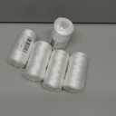 White Mason Line String 600 Feet #18 Braided Nylon Twine String for Masonry Jobs,General Construction Layout,Gardening and DIY Projects,Masonry Tools Construction String for A String line Level 5Pcs