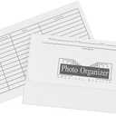 Lineco, Photo File Envelopes 4X6 Inch, Acid-Free Picture Organizer, White Archival Photograph Collection for Postcards, Greeting Cards (25/Pack, 2 Packs)