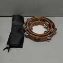 Wooden Hand Held Percussion Tambourine with Storage Bag - 6+8+10 Inches, Ideal for Church, Wedding, Party, Dance, Photo Shoot