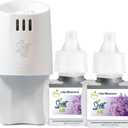 Scent Fill Lilac Blossoms Plug in Air Freshener, Scented Oil Refills, 2 Refills + Diffuser