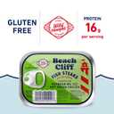 2 x Beach Cliff Wild Caught Fish Steaks in Soybean Oil with Green Chilies, 3.75 oz Can - 16g Protein per Serving - Gluten Free, Keto Friendly - Great for Pasta & Seafood Recipes (EXP 05/01/29)