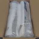 Chair Cushions for Dining Chairs, 2" Thick Seat Cushions for Kitchen Chairs, D-Shaped Chair Pads with Washable Cover, Ties and Non Slip Backing, 17'' x 16'', Set of 4, Beige