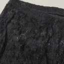 Women's Floral Lace Drop Waist Booty Shorts Skinny Y2k Summer Mini Shorts (Large, Black)