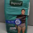 Depend Fresh Protection Adult Diapers, Incontinence Underwear for Men, Disposable, Maximum, Extra-Large, Grey, 26 Count