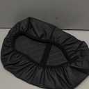 Center Console Cover Compatible with Ford Edge 2015-2024 Leather Armrest Box Cushion Cover Middle Console Pad, Black