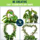 2 x Plant Sticks Support Tall Large Moss Pole Monstera Plant Support 48 Inch (1 Pack), Bendable Tall Moss Pole for Plants, Indoor Climbing Pole, Easy to Shape and Use