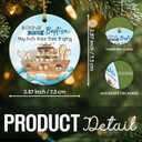 Christmas Baptism Ornament 2025 - Noah's Ark Baptism Gifts for Baby, Boys, Girls, Christening Gifts for Son, Daughter - Ceramic Religious Godchild Ornament from Godparents Hanging Decorations