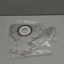 Engine Rear Main Seal Cover Kit with Gasket & Bolt Compatible with Cadillac Escalade, GMC Yukon Sierra, Chevy Suburban Silverado Tahoe Express 4.8 5.3 6.0 6.2L Replace# 635-518 12633579 12639250