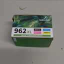 962XL Ink Cartridges for HP 962XL Ink Cartridges Combo Pack Work for HP Officejet Pro 9015e 9010 9025e 9015 9025 9018e 9025e 9020 Printer for HP 962 (4 Pack)