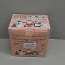 8Ft Christmas Decorations Outdoor Inflatables Giant Santa Claus Stands Under The Lighthouse with Gift Box, Blow Up Built-in LED Lights for Party Outdoor Garden Indoor Yard Lawn