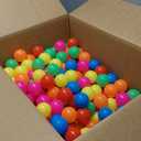 170 PCS Ball Pit Balls 2.1-2.2 Free Crush Proof Plastic Ball for Baby and Toddler -8 Bright Colors with Zip Storage Bag,Baby Pool Water Toys,Kiddie Pool