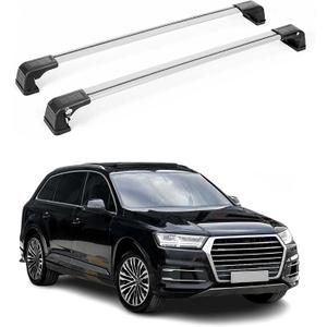 OMAC Roof Rack Cross Bars Carrier Aluminium for Audi Q7 2017-2024 Gray 2Pcs