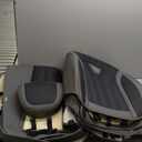 FLORICH Leather Seat Covers, Seat Covers Full Set, Car Seat Protectors 5 Seats, Automotive Seat Covers Fit for Most Cars Trucks SUV- Gray&Black