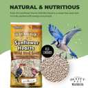 Scott Pet Wild Bird Seed, Sunflower Hearts, 8 lbs Bag, For All Feeder Types, Great Source of Protein, Food for Outside Wild Birds