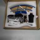 Bird Feeder with Camera with AI Identify Species, Wild Bird Watching, 2K Live View, Instant Arrival Alerts with 5W Solar Powered-Soliom BF08 Metal Blue